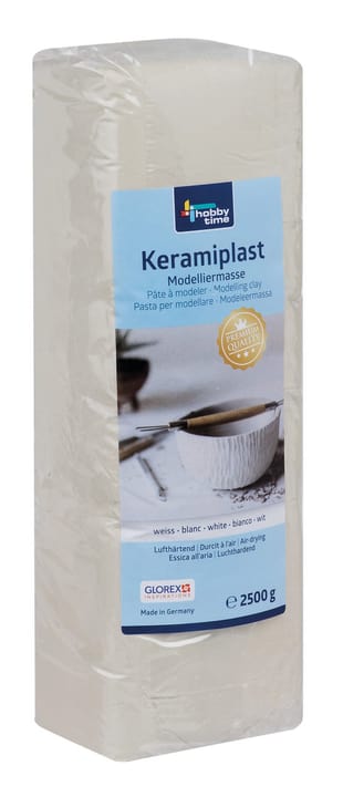 Image of Glorex Hobby Time Keramiplast weiss 2500g Modelliermasse