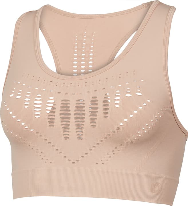 Image of Perform Seamless Bra Medium Sport-BH hellbraun