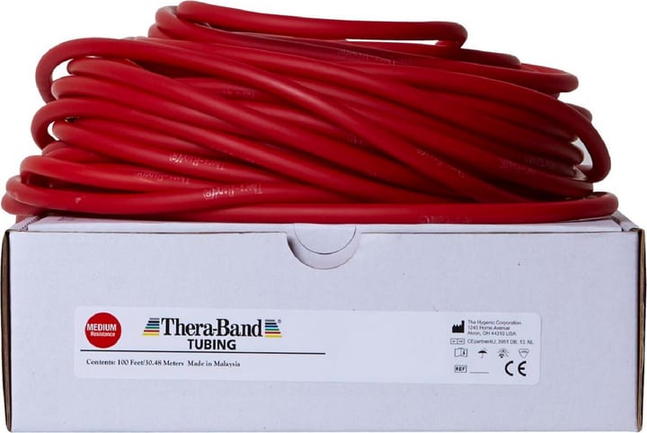 Image of TheraBand Tubing 30.5 Meter Fitnessband rot