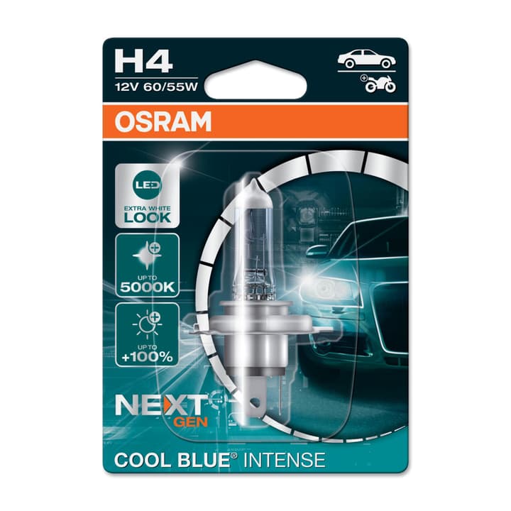 Image of Osram Cool Blue Intense Next Gen H4 Autolampe