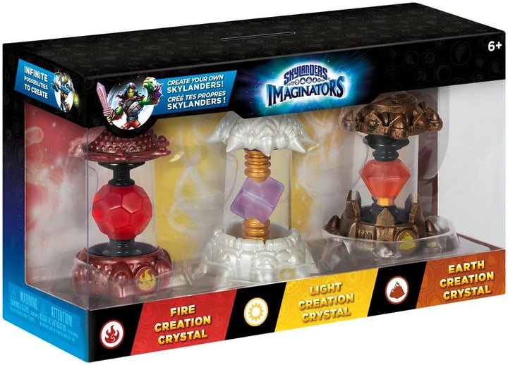 Skylanders Imaginators - Crystals pack en 3 (Earth, Light, Fire) Skylanders Imaginators - Crystals pack en 3 (Earth, Light, Fire) 785300121876 Photo no. 1