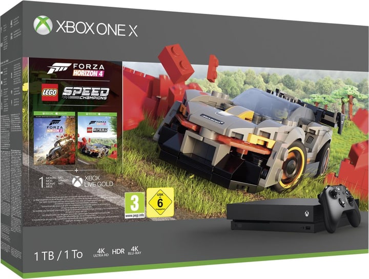 Microsoft Xbox One X 1TB Forza Horizon 4 & LEGO Speed Champions Bundle Xbox One X 1TB Forza Horizon 4 & LEGO Speed Champions Bundle Microsoft 785444600000 Photo no. 1