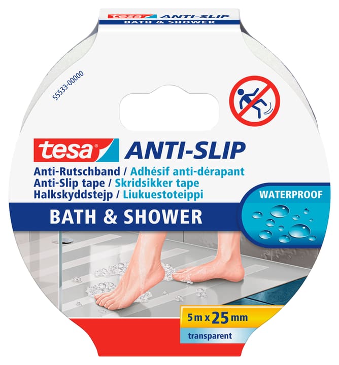 Image of Tesa Anti-Rutschband Bad & Dusche Klebeband