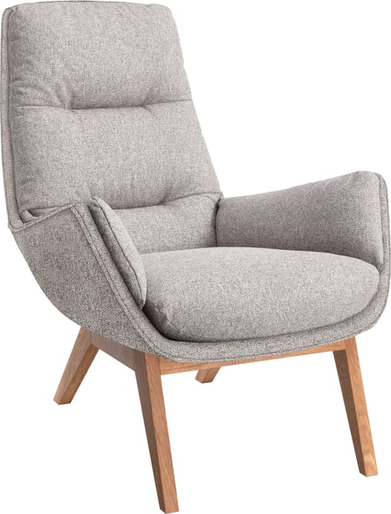 ANDRES Sessel ANDRES Sessel 402473507081 Grösse B: 83.0 cm x T: 94.0 cm x H: 97.0 cm Farbe Hellgrau Bild Nr. 1
