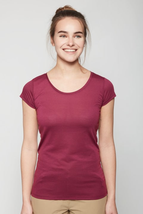 Image of Trevolution Stripe Trekkingshirt aubergine bei Migros SportXX