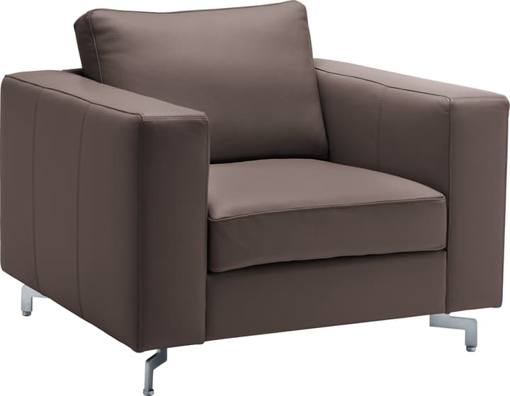 DIENER Fauteuil DIENER Fauteuil 402471100000 Couleur Brun foncé Dimensions L: 97.0 cm x P: 92.0 cm x H: 80.0 cm Photo no. 1