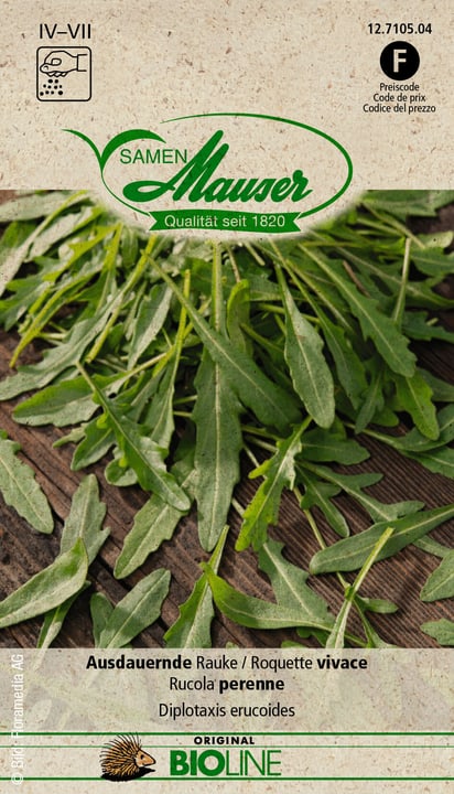 Image of Samen Mauser BIO Ausdauernde Rauke Gemüsesamen