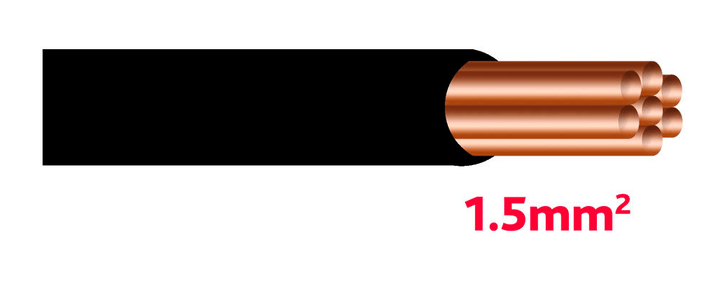 Miocar Autolichtkabel 1.5 mm 10 m Fahrzeugkabel