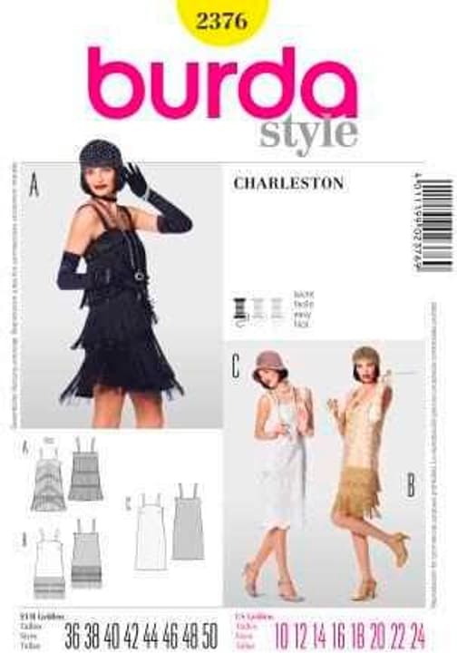 Image of burda Schnittmuster, Charleston Schnittmuster