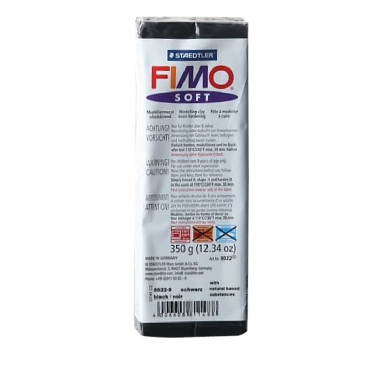 Fimo Soft grande nero Soft grande nero Fimo 665305900000 Colore Nero N. figura 1
