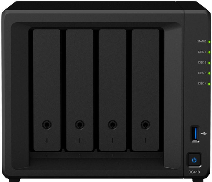 Synology DiskStation DS418 NAS Leergehäuse Network-Attached-Storage (NAS) DiskStation DS418 NAS Leergehäuse Network-Attached-Storage (NAS) Synology 785300130618 Bild Nr. 1