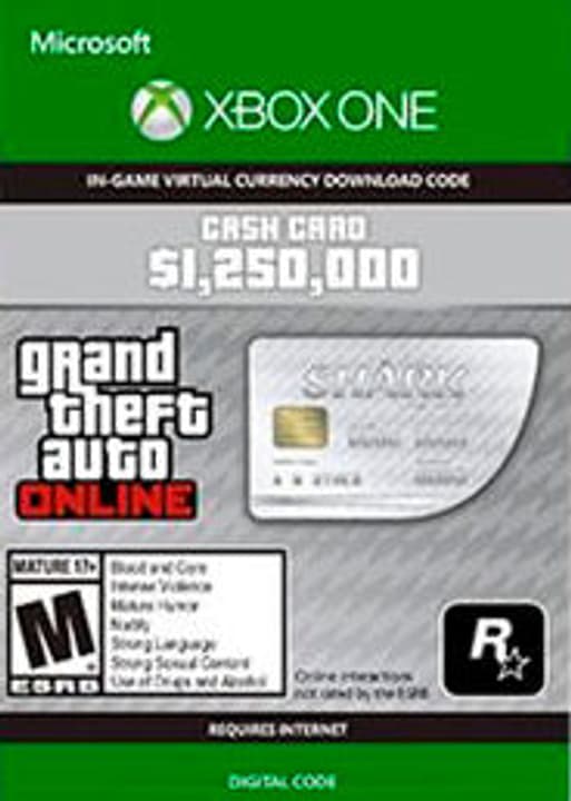 Xbox One -Grand Theft Auto V: Great White Shark Card Xbox One -Grand Theft Auto V: Great White Shark Card 785300135618 Photo no. 1