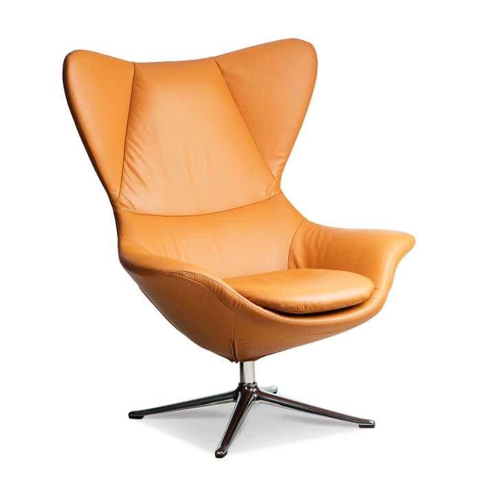 BAYA Fauteuil, pieds chrom BAYA Fauteuil, pieds chrom 360054175001 Dimensions L: 90.0 cm x P: 90.0 cm x H: 112.0 cm Couleur Cognac Photo no. 1