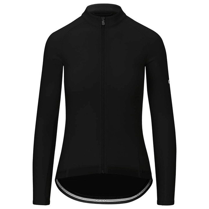Image of Giro W Chrono LS Thermal Jersey Bikeshirt schwarz