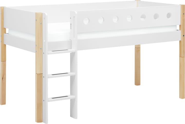 Flexa WHITE Halbhochbett WHITE Halbhochbett Flexa 404913800000 Farbe Birke Grösse B: 109.0 cm x T: 210.0 cm x H: 120.0 cm Bild Nr. 1