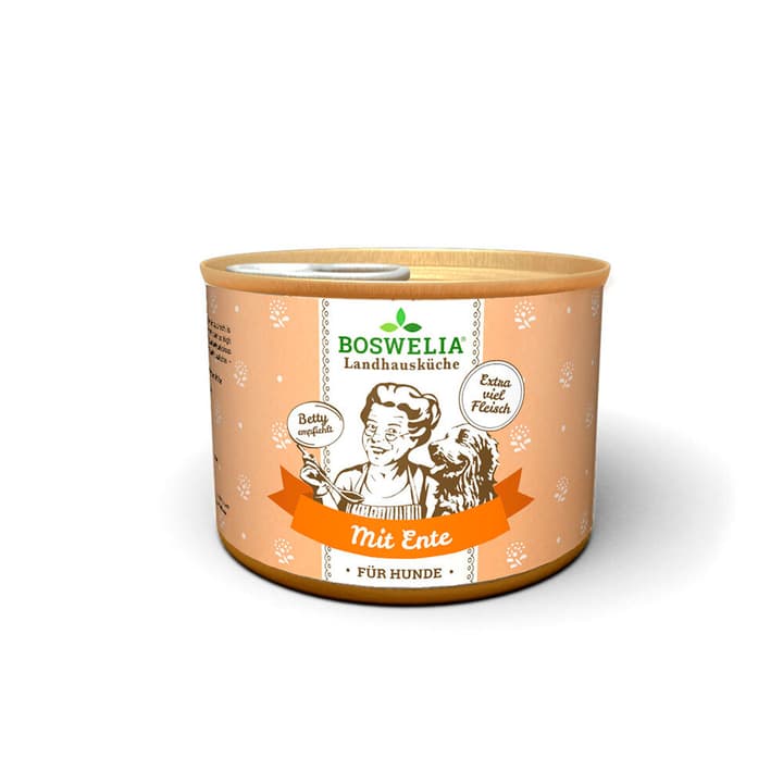 Image of Boswelia Landhausküche Hund Ente, 0.2 kg Nassfutter