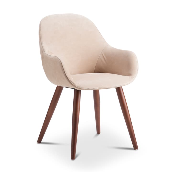 LAYLA Chaise Nubuck LAYLA Chaise Nubuck 366028524503 Dimensions L: 56.0 cm x P: 60.0 cm x H: 84.0 cm Couleur Brun clair Photo no. 1