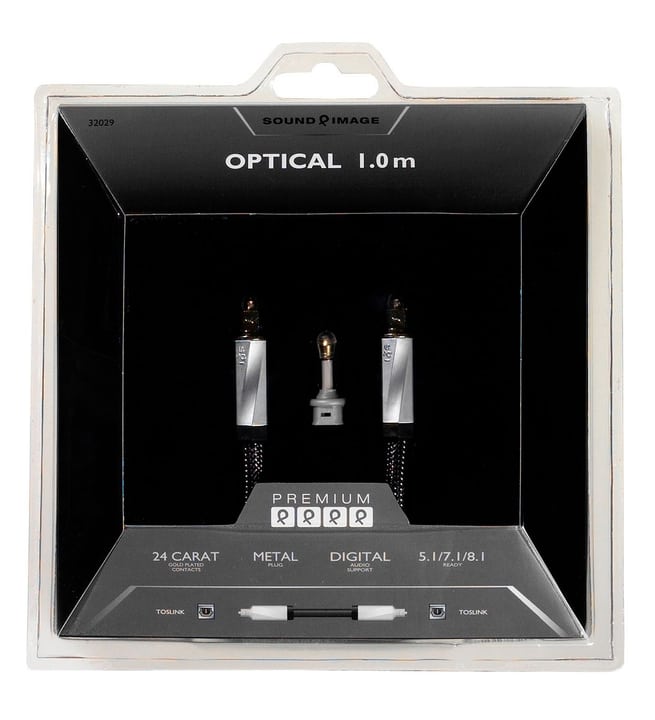 Vivanco Sound & Image Lichtleiterverbindung Toslink (1m) Audio Kabel Sound & Image Lichtleiterverbindung Toslink (1m) Audio Kabel Vivanco 770787500000 Bild Nr. 1