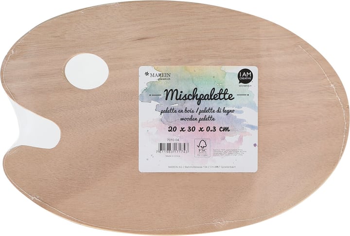 Image of I AM CREATIVE Mischpalette aus Holz bei Do it + Garden von Migros