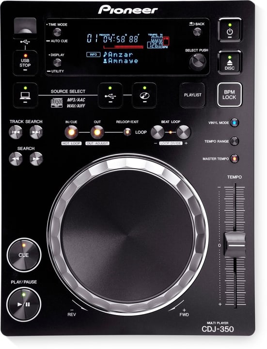 Pioneer DJ CDJ-350 DJ CD-Player CDJ-350 DJ CD-Player Pioneer DJ 785300134795 N. figura 1