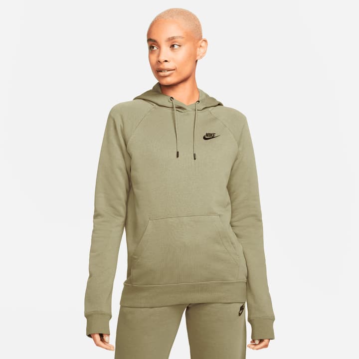 Image of Nike W NSW Essntl FLC PO Hoodie Hoodie olive bei Migros SportXX