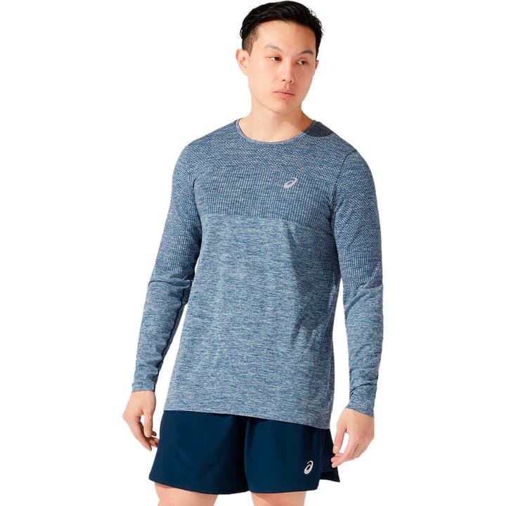 Image of Asics M Race Seamless LS Laufshirt dunkelblau