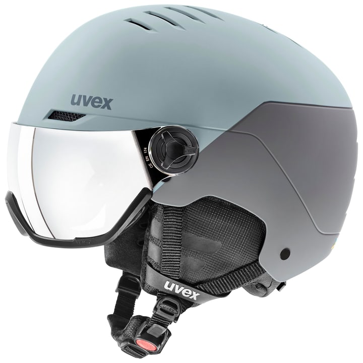 Image of Uvex wanted visor Skihelm eisblau