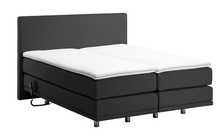NAVIER Lit Boxspring NAVIER Lit Boxspring 403459600000 Couleur ardoise Dimensions L: 160.0 cm x P: 200.0 cm Photo no. 1