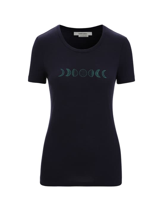 Image of Icebreaker Merino Tech Lite II Moon Phase Trekkingshirt marine