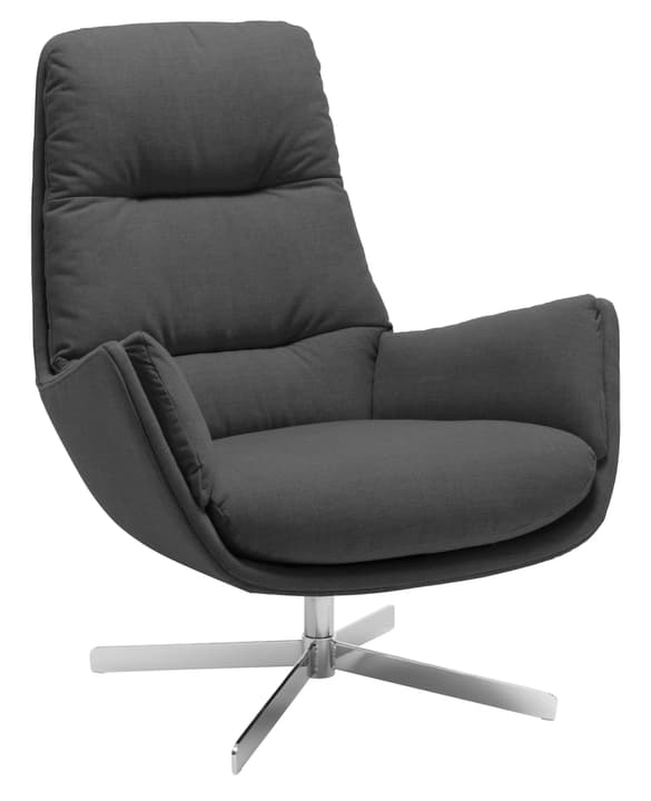 ANDRES Fauteuil ANDRES Fauteuil 402444407084 Dimensions L: 83.0 cm x P: 87.0 cm x H: 96.0 cm Couleur Anthracite Photo no. 1