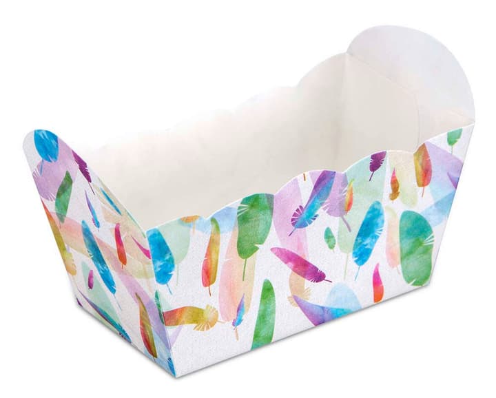Image of Städter Rainbow Feathers Einwegbackform