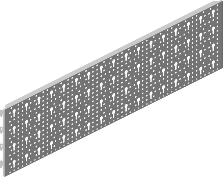 Image of ELEMENTSYSTEM Lochwand 800 x 200 mm weiss Regalsysteme bei Do it + Garden von Migros