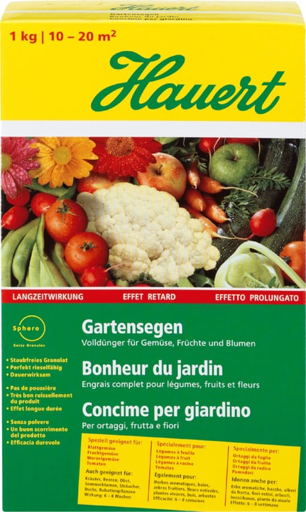 Hauert Concime per giardino, 1 kg Concime per giardino, 1 kg Hauert 658202800000 N. figura 1