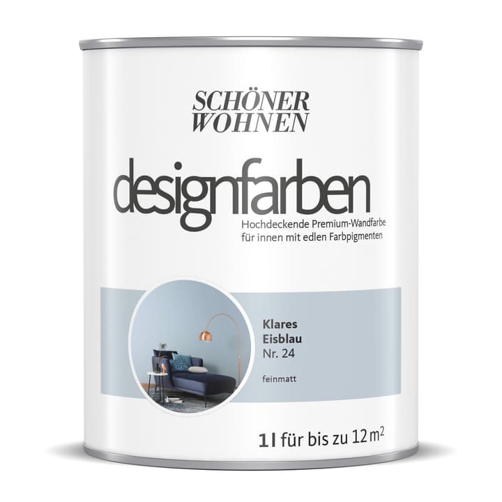 Image of Schöner Wohnen Designfarbe Eisblau 1 l Wandfarbe bei Do it + Garden von Migros