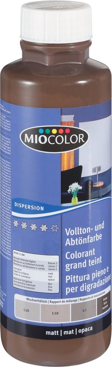 Miocolor Pittura pieno e per digradazione Pittura pieno e per digradazione Miocolor 660731900000 Colore Marrone Contenuto 500.0 ml N. figura 1