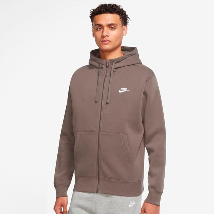 Image of Nike Sportswear Club Fleece Hoodi Kapuzenjacke schlamm bei Migros SportXX