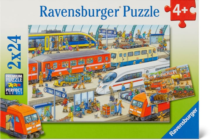 Tumulte à la gare Ravensburger Puzzle Tumulte à la gare Ravensburger Puzzle 748976000000 Photo no. 1