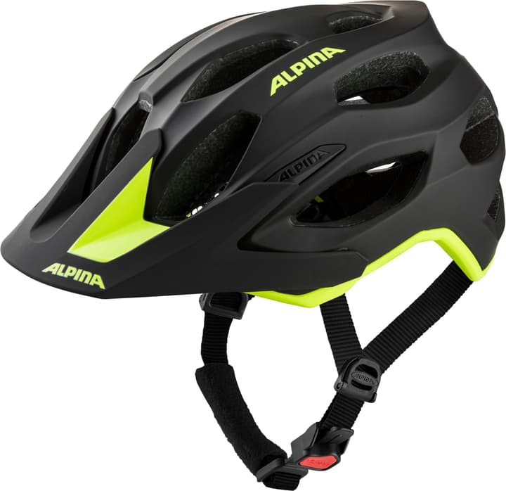 Image of Alpina Carapax 2.0 black-neon-yellow matt Velohelm kohle bei Migros SportXX