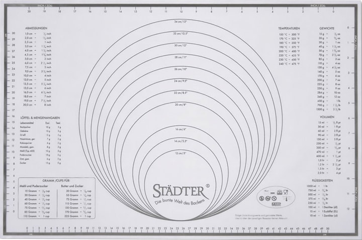 Image of Städter Silikon-Unterlage Maxi Backunterlage