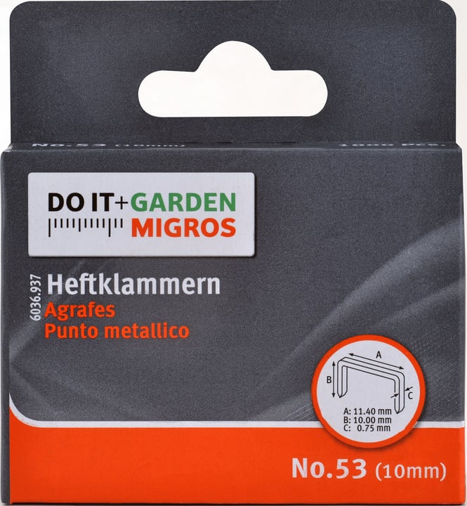 Image of Klammer No.3 10mm Tackerklammern bei Do it + Garden von Migros