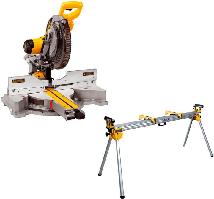 Image of DeWalt Kapp-/Gehrungssäge DWS780 Kit mit Untergestell Kapp- und Gehrungssäge