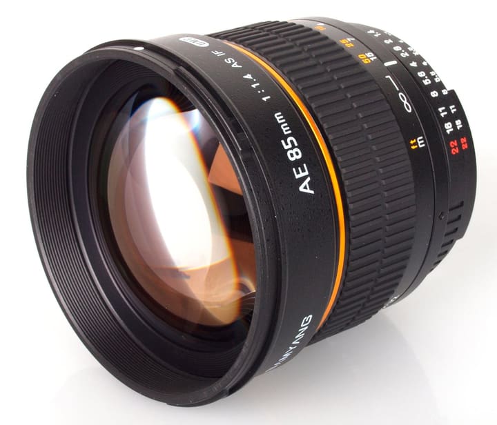 Samyang 85mm / 1.4 IF Aspherical (Nikon) Obiettivo Obiettivo 85mm / 1.4 IF Aspherical (Nikon) Obiettivo Obiettivo Samyang 785300125117 N. figura 1