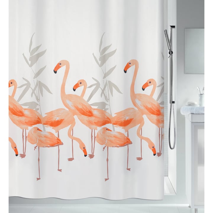 Image of spirella Flamingo Salmon Duschvorhang bei Do it + Garden von Migros