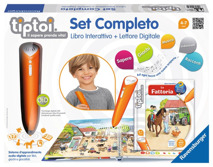 Ravensburger Set completo Libro interattivo con Lettore Digitale Set completo Libro interattivo con Lettore Digitale Ravensburger 74522809020015 Bild Nr. 1