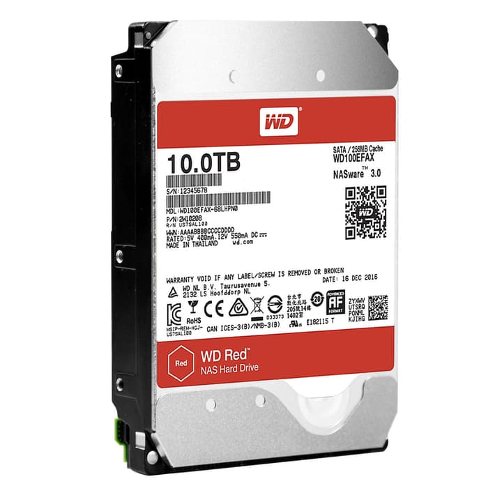 Western Digital Red 10To NAS SATA disque dur NAS Red 10To NAS SATA disque dur NAS Western Digital 785300128645 Photo no. 1