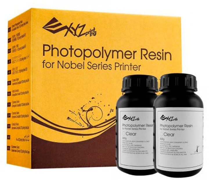 XYZprinting Resina fotopolimerizzate flessibile bianco 2 x 500g Resina Resina fotopolimerizzate flessibile bianco 2 x 500g Resina XYZprinting 785300144568 N. figura 1
