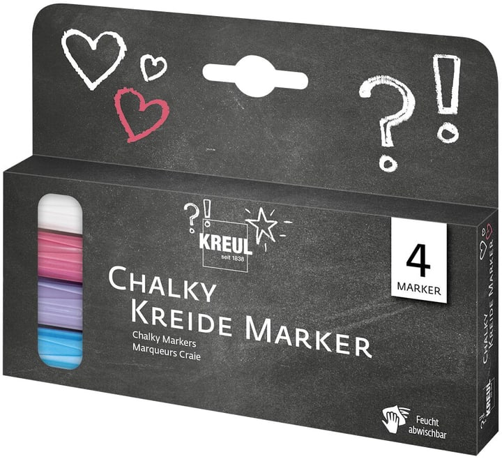 Image of KREUL Chalky Kreidemarker medium 4er Set Kreide Marker bei Do it + Garden von Migros
