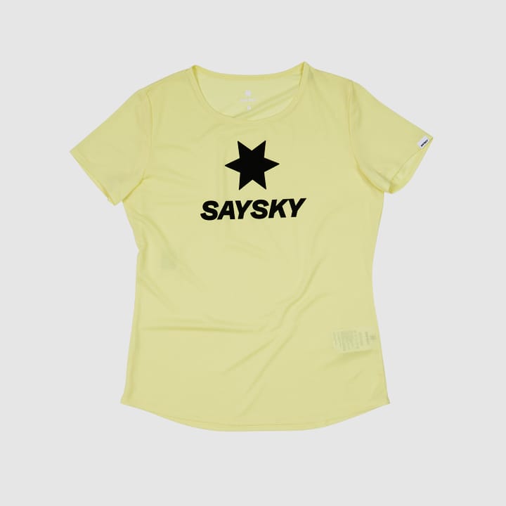 Image of Saysky W Logo Flow Laufshirt hellgelb