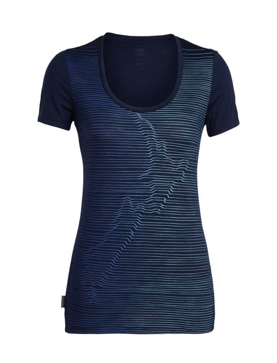 Icebreaker Spector Relief T-shirt à manches courtes pour femme Spector Relief T-shirt à manches courtes pour femme Icebreaker 477083700243 Couleur bleu marine Taille XS Photo no. 1