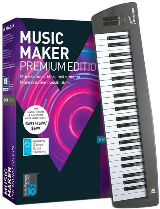 Magix PC - Music Maker 2018 Control Edition (D) Physique (Box) PC - Music Maker 2018 Control Edition (D) Physique (Box) Magix 785300129409 Photo no. 1